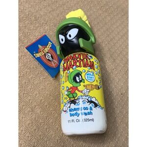 Marvin The Martian Squirt Toy Shampoo Body Wash 1997 Warner Bros Looney‎ Tunes